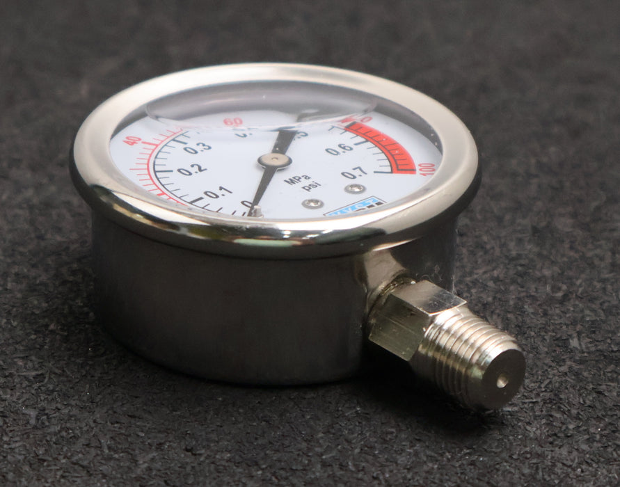 Bild des Artikels YYST-Manometer-pressure-gauge-0-0,7MPa-waagerecht-Anschlussgewinde-G1/4“