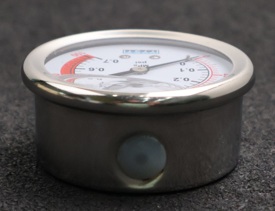 Bild des Artikels YYST-Manometer-pressure-gauge-0-0,7MPa-waagerecht-Anschlussgewinde-G1/4“