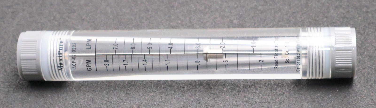 Bild des Artikels MAXIPURE-Inline-Durchflussmesser-ACF-02-0202-Gewindegröße-1/2''-0,2-2,0GPM