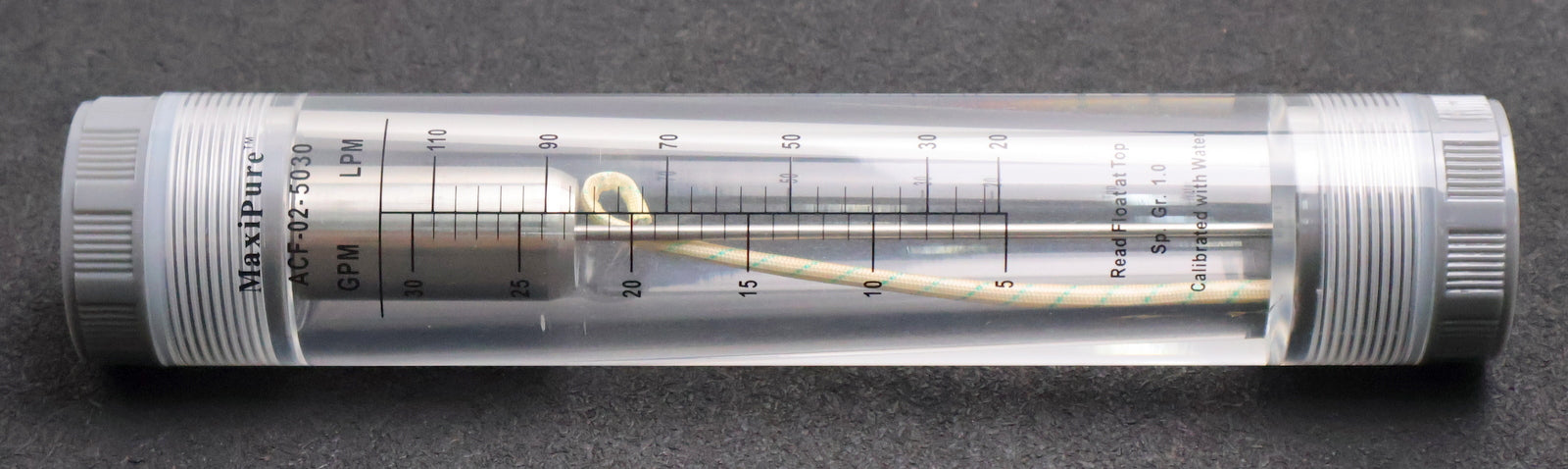 Bild des Artikels MAXIPURE-Inline-Durchflussmesser-ACF-02-5030-Gewindegröße-3/4''-5-30GPM