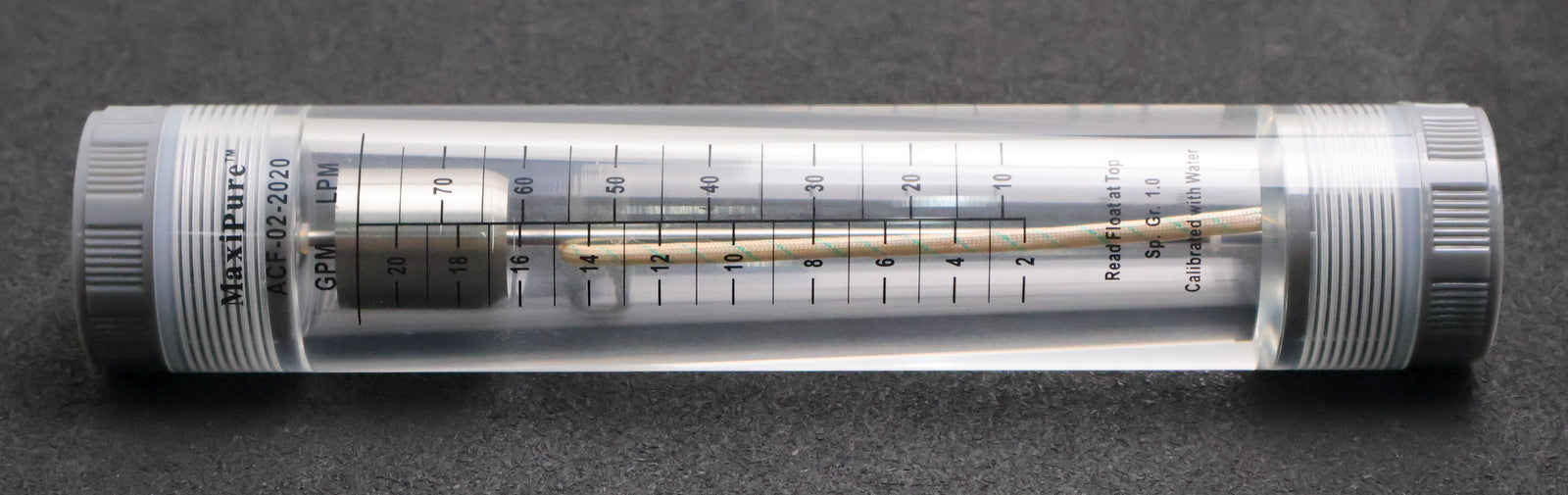 Bild des Artikels MAXIPURE-Inline-Durchflussmesser-ACF-02-2020-Gewindegröße-3/4''-2-20GPM