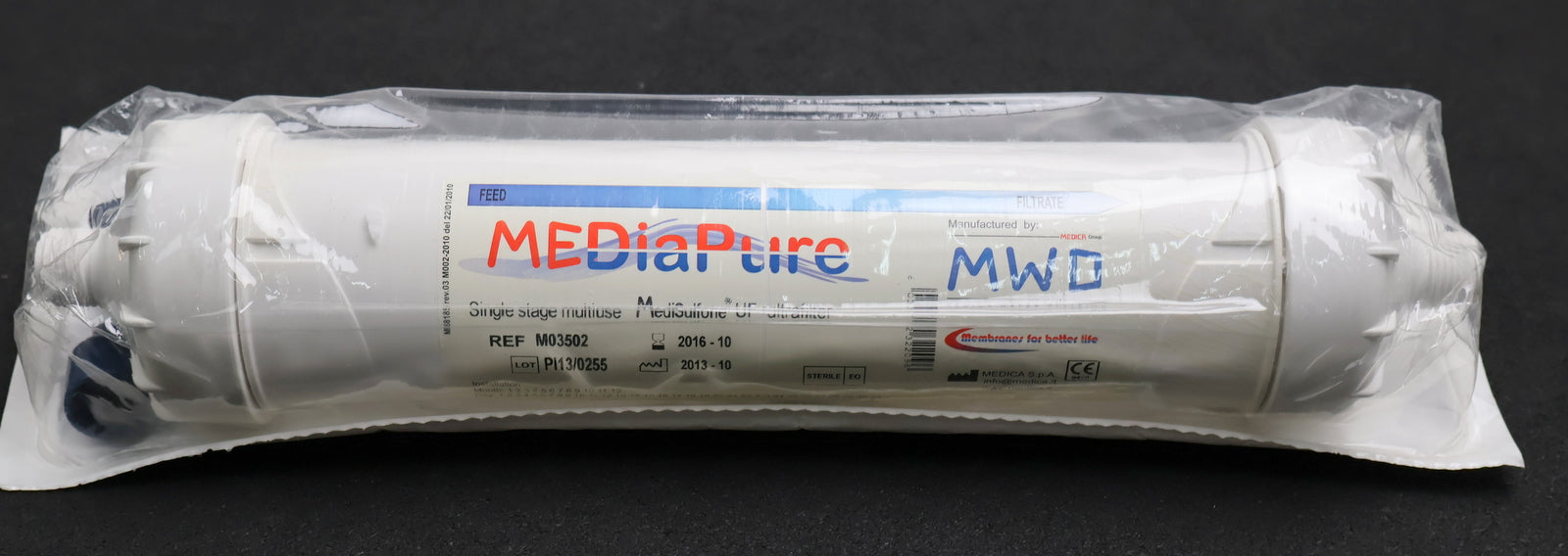 Bild des Artikels MEDIAPURE-antibakterieller-Filter-MediSulfone-UF-ultrafilter-Anschlüsse-1/2''AG