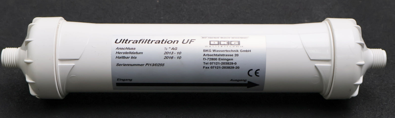 Bild des Artikels MEDIAPURE-antibakterieller-Filter-Anschlüsse-1/2''AG-MediSulfone-UF-ultrafilter-