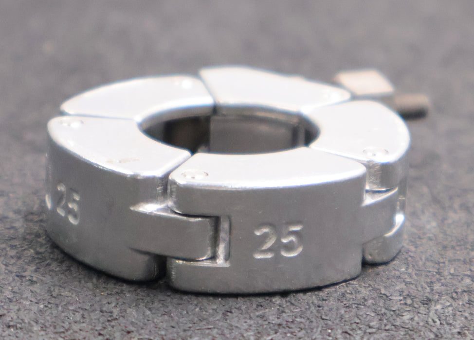 Bild des Artikels Spannkette-DN25-ISO-KF-5-Glieder-Material-Aluminium-Maße-200x18,5x17mm-gebraucht