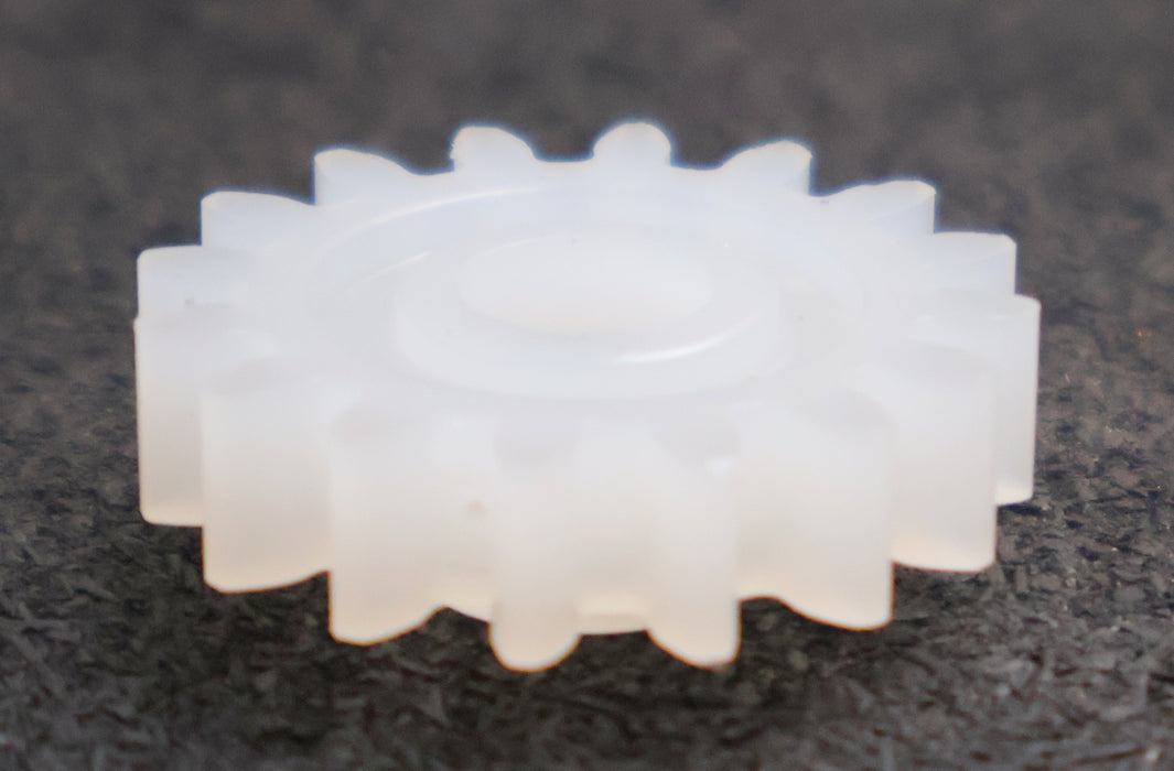 Bild des Artikels 5x-Kunststoff-Stirnrad-Modul-2-GesamtØ-35,3mm-Teilung-6,28mm-Zähnezahl-Z=-16