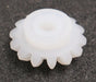 Bild des Artikels 5x-Kunststoff-Kegelstirnrad-Modul-3-GesamtØ-44mm-Zähnezahl-Z=-14-Material-PVDF