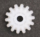 Bild des Artikels 5x-Kunststoff-Kegelstirnrad-Modul-3-GesamtØ-44mm-Zähnezahl-Z=-14-Material-PVDF