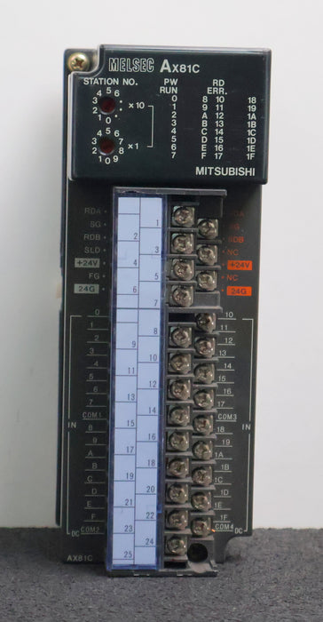 Bild des Artikels MITSUBISHI-MELSEC-Input-Unit-Type-AX81C-12/24VDC-3/7mA-gebraucht