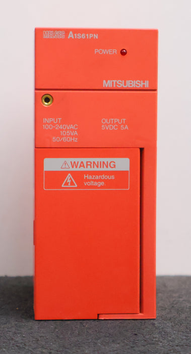Bild des Artikels MITSUBISHI-MELSEC-Power-Supply-Type-A1S61PN-100-240VAC-105Va-50/60Hz-5VDC-5A