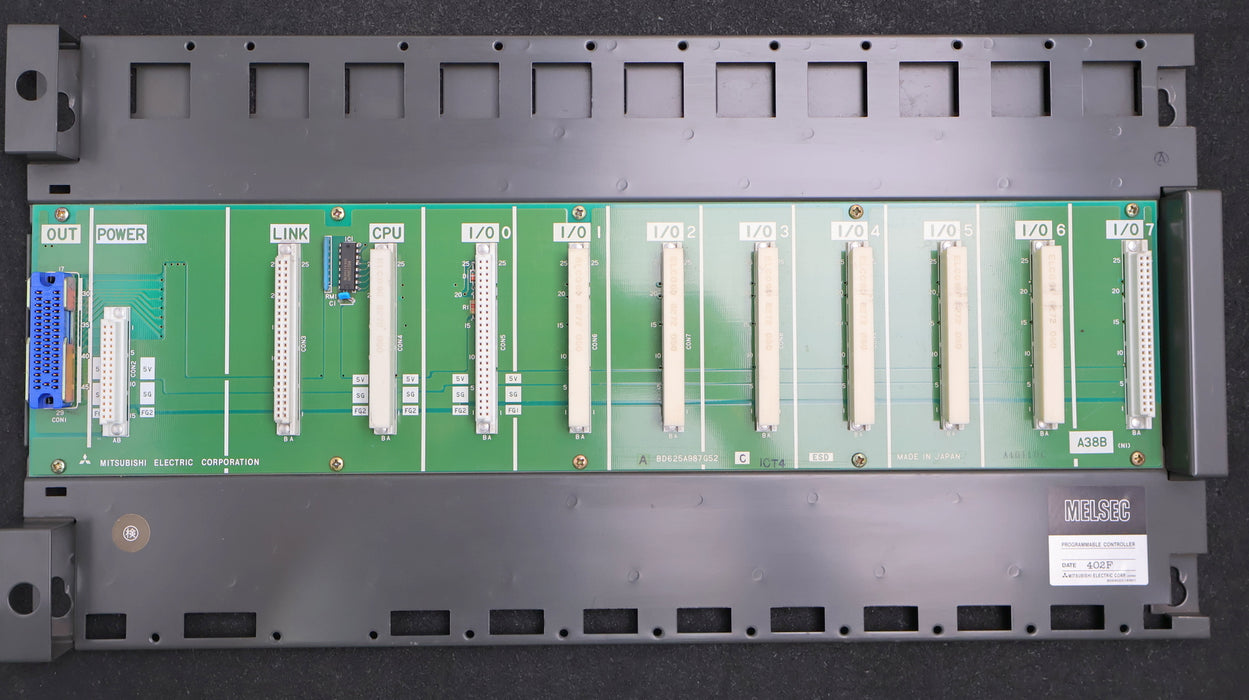 Bild des Artikels MITSUBISHI-MELSEC-Base-Unit-Type-A38B-7-Stäckplätze-gebraucht