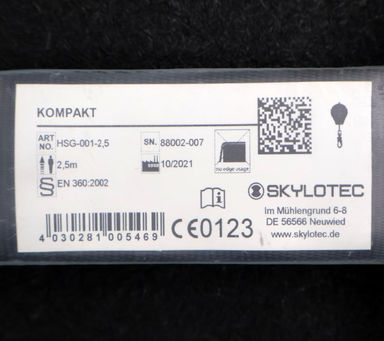 Bild des Artikels SKYLOTEC-KOMPAKT-Höhensicherungsgerät-mit-Gurtband-HSG-001-2,5-Höhe:-2,5m