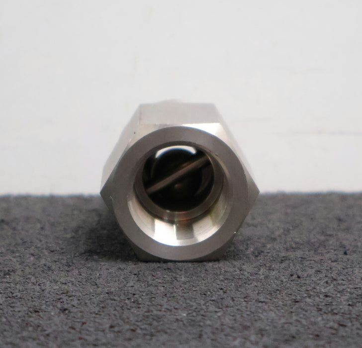 Bild des Artikels Rückschlagventil-1100428-3/4''-AG-3/4''-IG-Länge-75mm-Material-Edelstahl