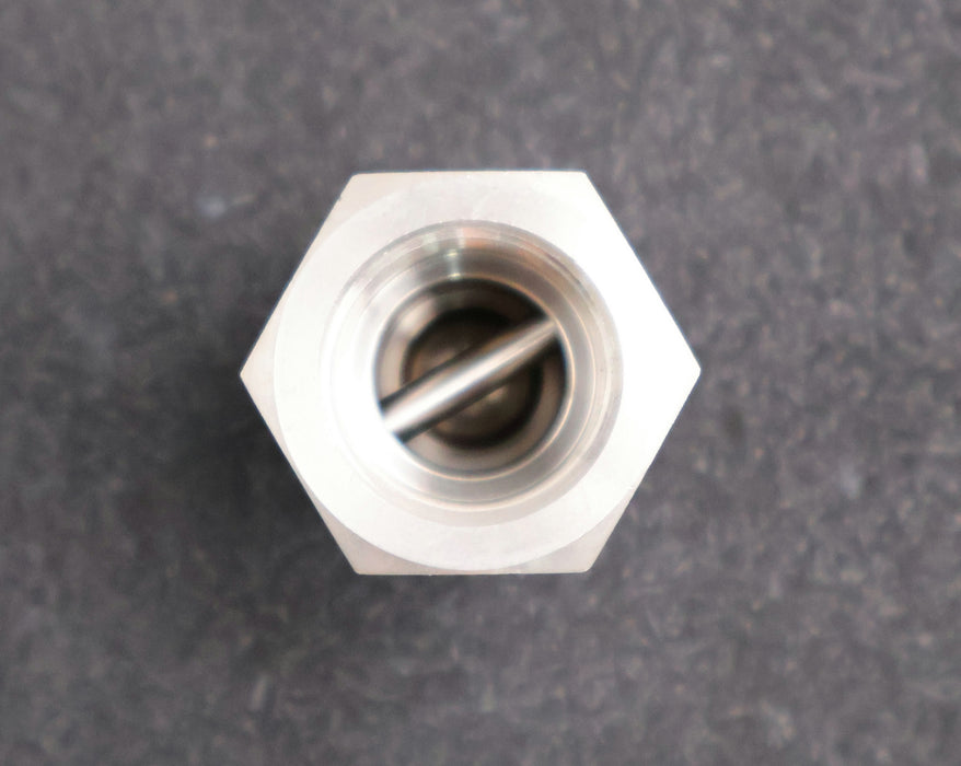 Bild des Artikels Rückschlagventil-1100428-3/4''-AG-3/4''-IG-Länge-75mm-Material-Edelstahl