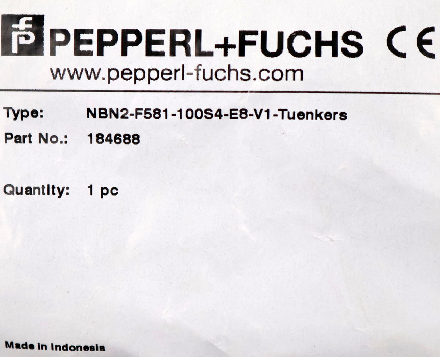 Bild des Artikels PEPPERL+FUCHS-Induktives-Abfrageset-NBN2-F581-100S4-E8-V1-Tuenkers-No.-184688