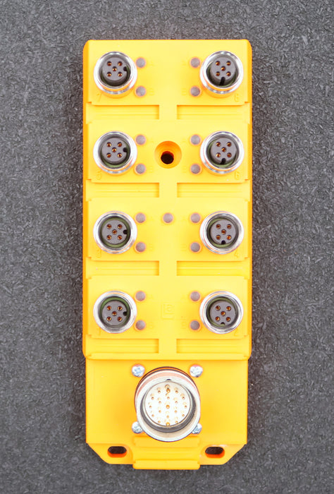 Bild des Artikels LUMBERG-Sensor/Aktorbox-passiv-ASBSV-8/LED-5-M12-Verteiler-mit-Metallgewinde