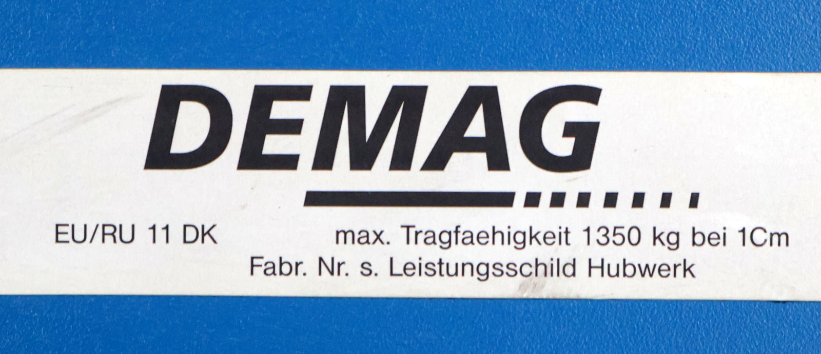 Bild des Artikels DEMAG-Fahrwerk-Laufrad-EU/RU-11DK-Id.-Nr.:-84010344