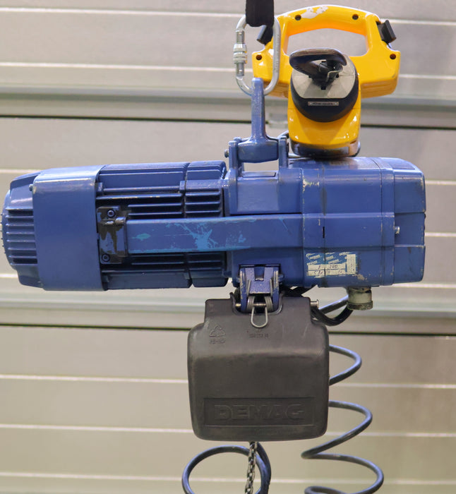 Bild des Artikels DEMAG-Elektrokettenzug-Typ-DKM-2-125-K-V3-F6-Tragfähigkeit-125kg-Hakenweg-2,8m