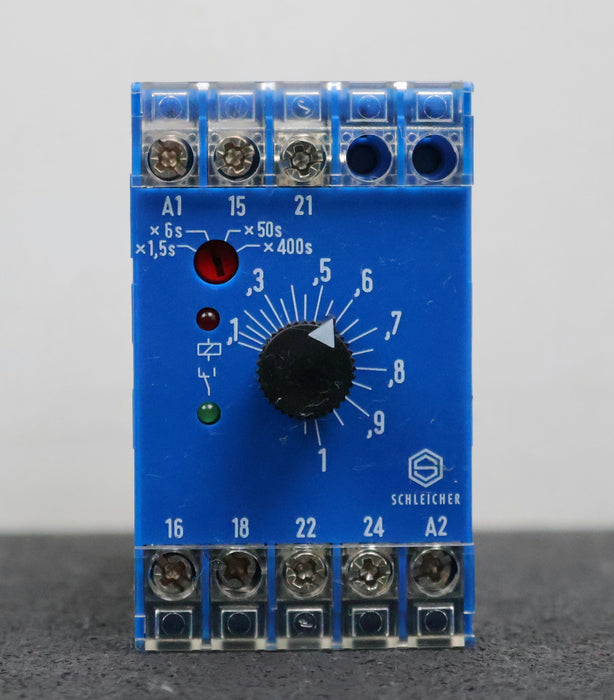 Bild des Artikels SCHLEICHER-Zeitrelais-Typ-SZT72-S-Nr.-05700238-24VAC/-DC-50-60Hz-0,15-400s