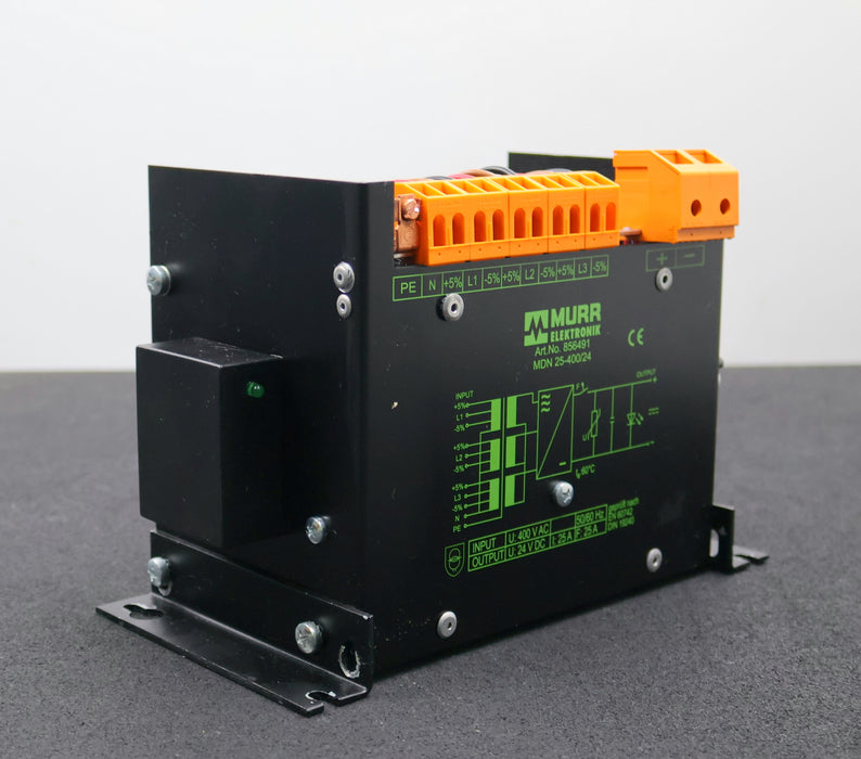 Bild des Artikels MURR-ELEKTRONIK-Kompaktnetzgerät-Power-Supply-MDN-25-400/24-No.-856491