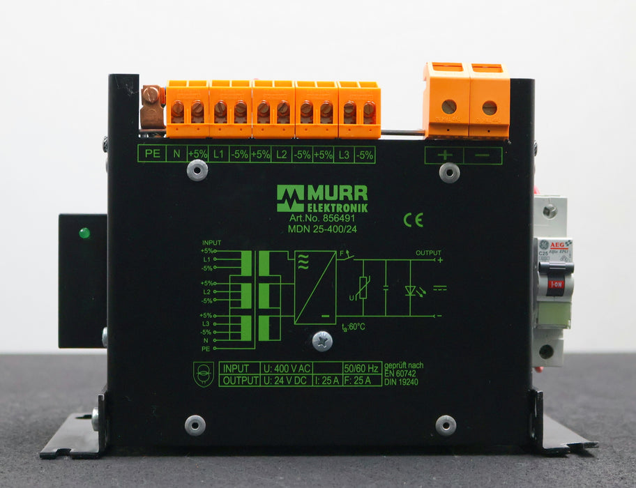 Bild des Artikels MURR-ELEKTRONIK-Kompaktnetzgerät-Power-Supply-MDN-25-400/24-Art.No.-856491