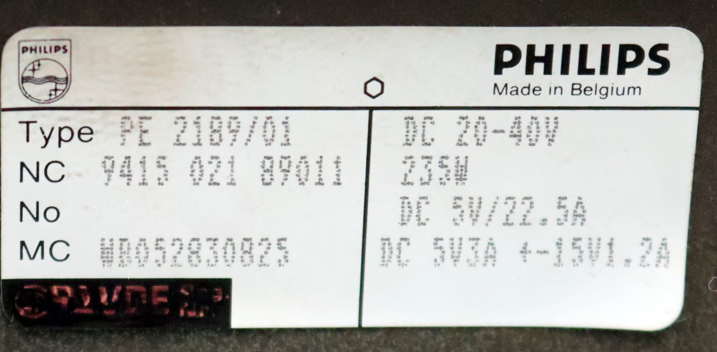 Bild des Artikels BOSCH-PHILIPS-Netzteil-PS200-052910-306110-PE-2189/01-gebraucht