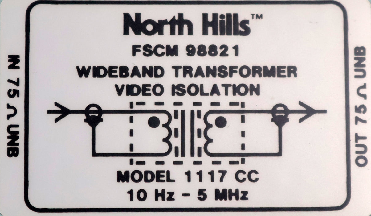 Bild des Artikels NORTH-HILLS-Transformer-zur-Video-Rauschisolation-Model-1117-CC-10Hz--5MHz