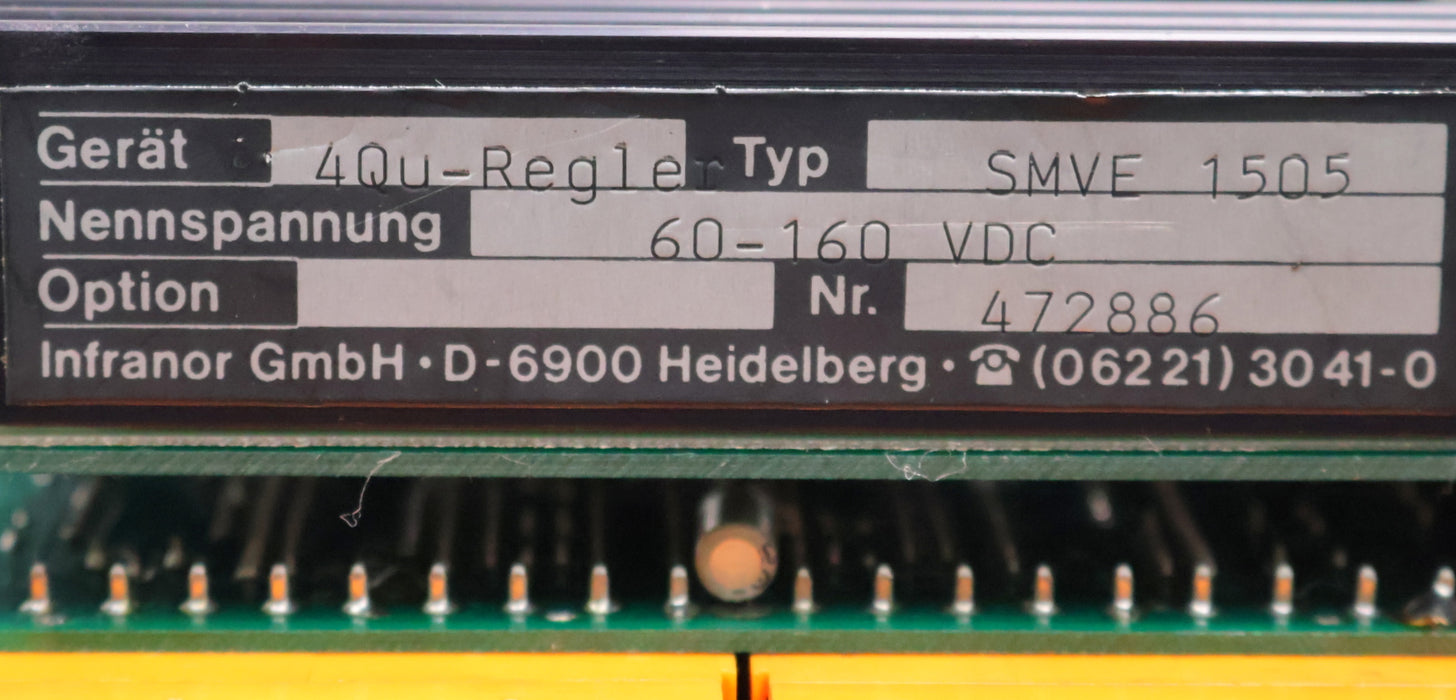Bild des Artikels INFRANOR-4Qz-Regler-SMVE-1505-60-160VDC-gebraucht