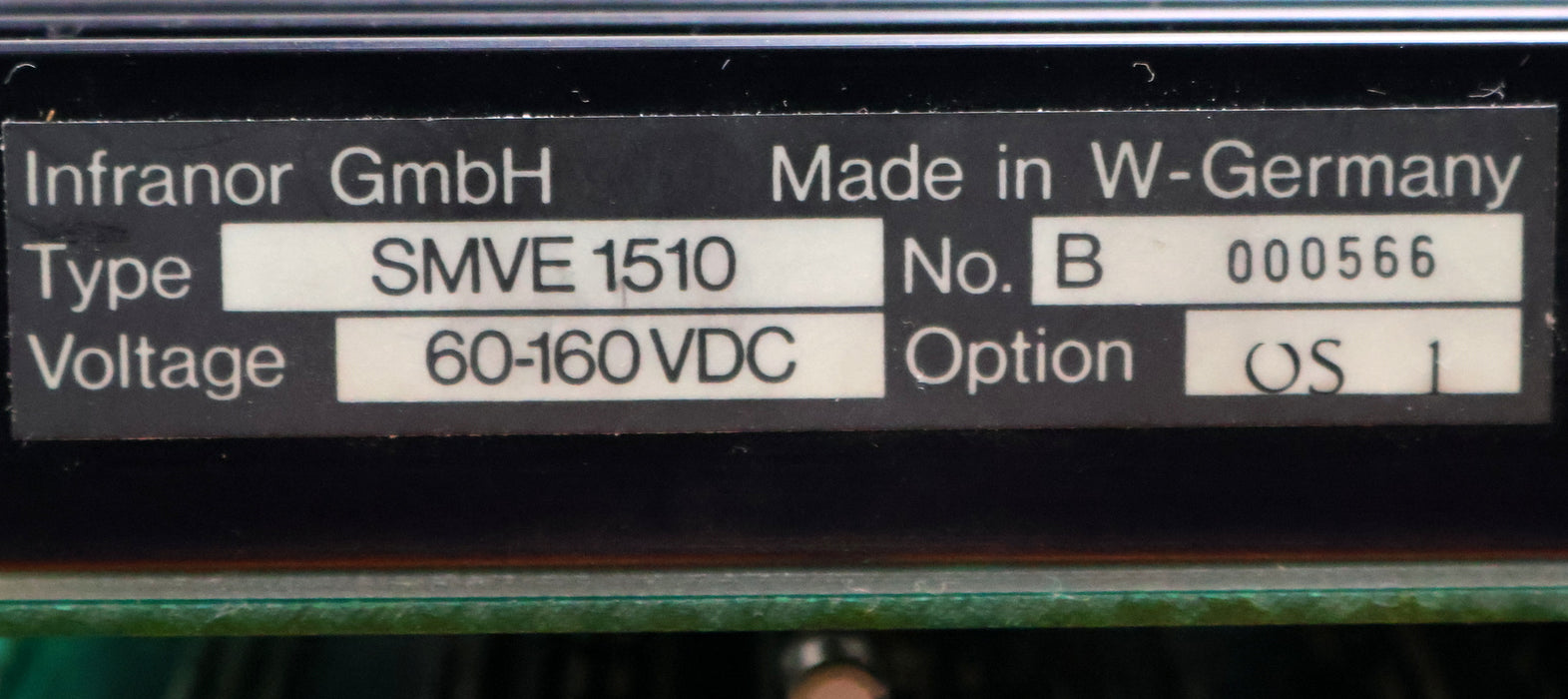 Bild des Artikels INFRANOR-4Cu-Regler-SMVE-1510-60-160VDC-gebraucht