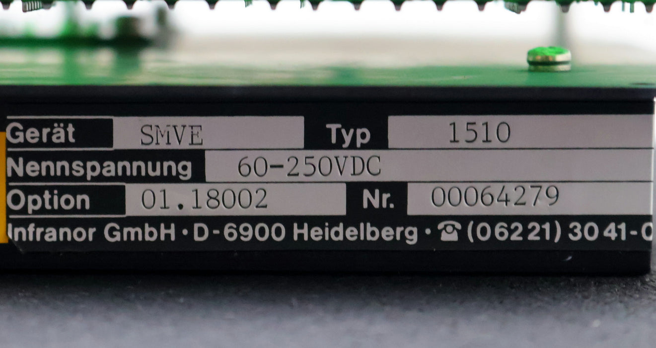 Bild des Artikels INFRANOR-4Cu-Regler-SMVE-1510-60-250VDC-gebraucht