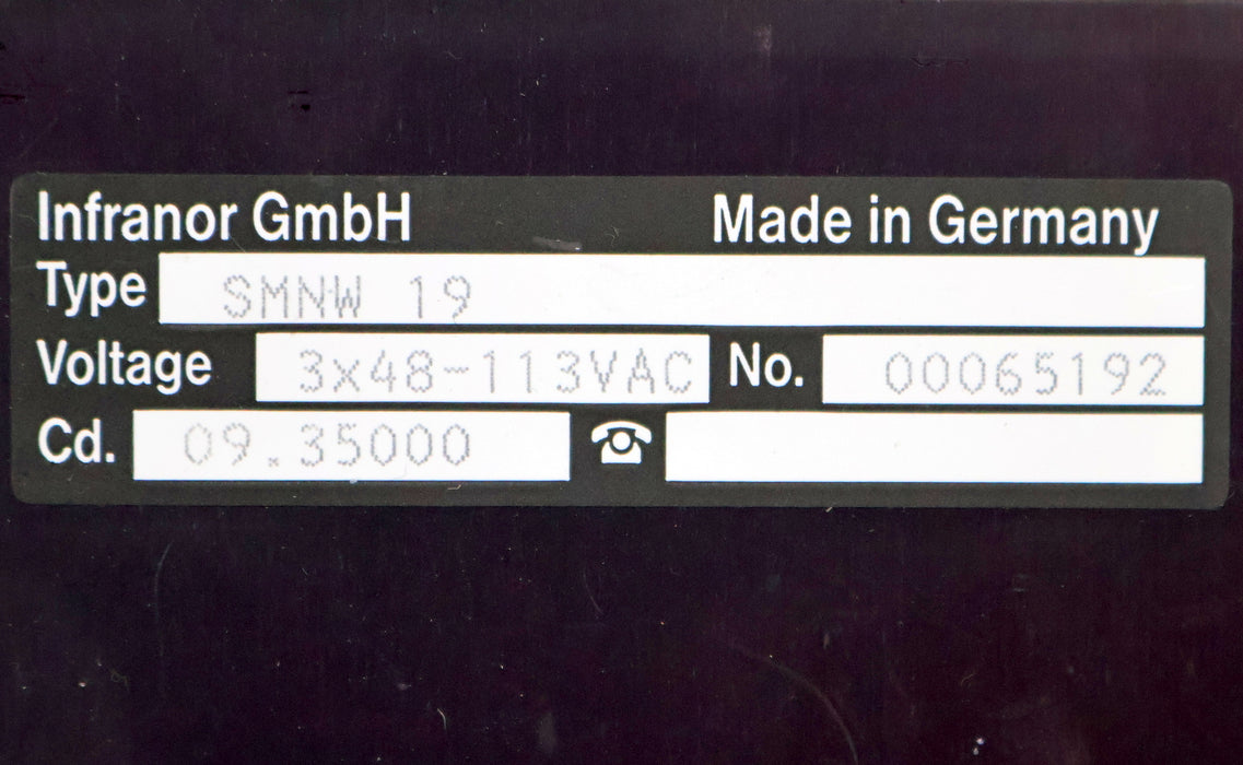 Bild des Artikels INFRANOR-Netzteil-SMNW-19-3x-48-113VAC-gebraucht