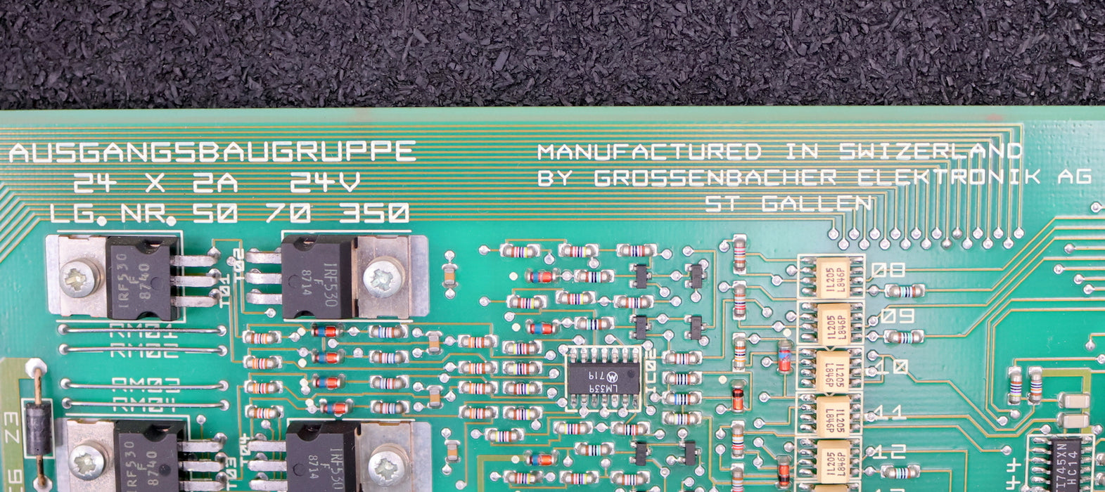 Bild des Artikels GROSSENBACHER-Ausgangsbaugruppe-Lg.Nr.-50-70-350-24x2A-24V-gebraucht