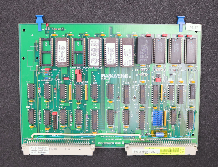 Bild des Artikels GROSSENBACHER-Video-Interpreter-Memory-II-Lg.Nr.-50-50-078-Memory-Nr.-32-08-004