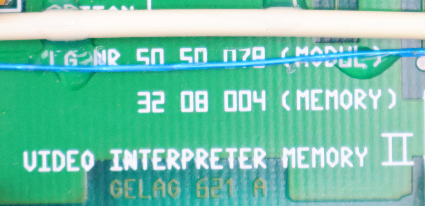 Bild des Artikels GROSSENBACHER-Video-Interpreter-Memory-II-Lg.Nr.-50-50-078-Memory-Nr.-32-08-004