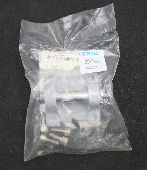 Bild des Artikels FESTO-Schwenkflansch-SNCB-63-R3-Mat.Nr.-176947-unbenutzt-in-OVP