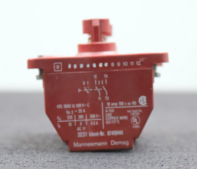 Bild des Artikels DEMAG-Doppel-Schaltelement-SES1-ID-87419444-unbenutzt