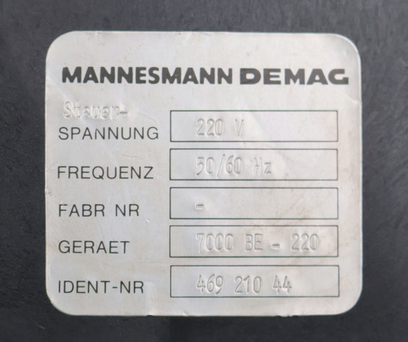 Bild des Artikels DEMAG-DEMATIK-7000-BE-Zeitschalt-Relais-ID-46921044-220VAC-50Hz-unbenutzt