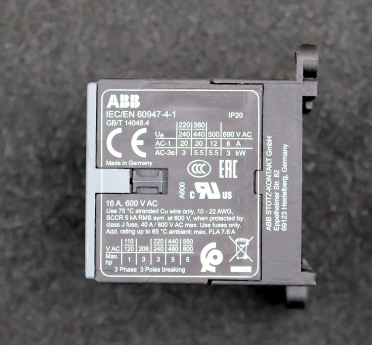 Bild des Artikels ABB-Kleinschütz-24V-40-450Hz-B7-30-10-F-01-unbenutzt