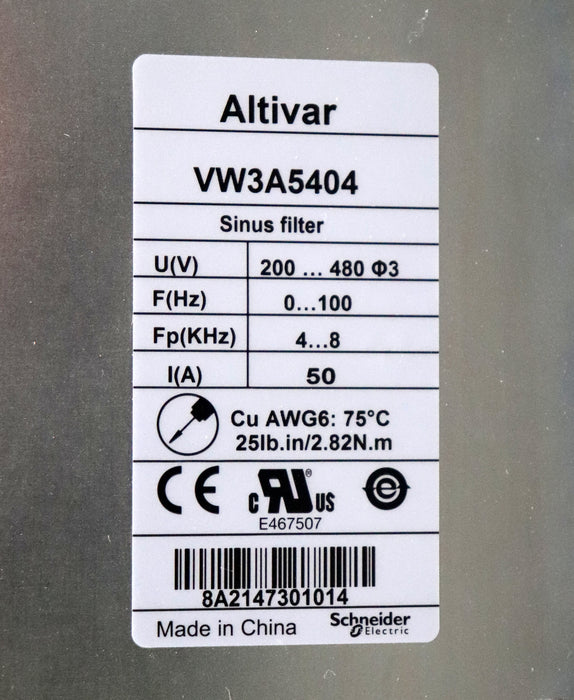 Bild des Artikels SCHNEIDER-Sinus-Filter-für-Frequenzumrichter-ALTIVAR-VW3A5404-200-480V