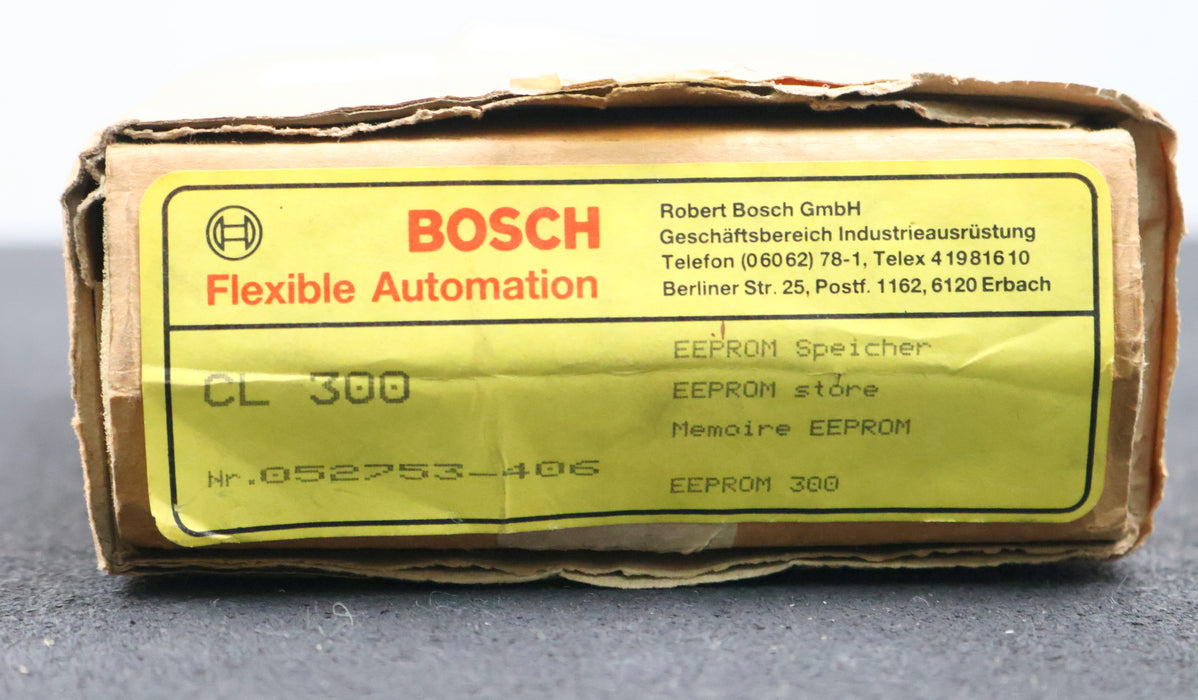 Bild des Artikels BOSCH-CL300-EEPROM-Speicher-16K-Art.Nr.-052753-406-unbenutzt-in-OVP