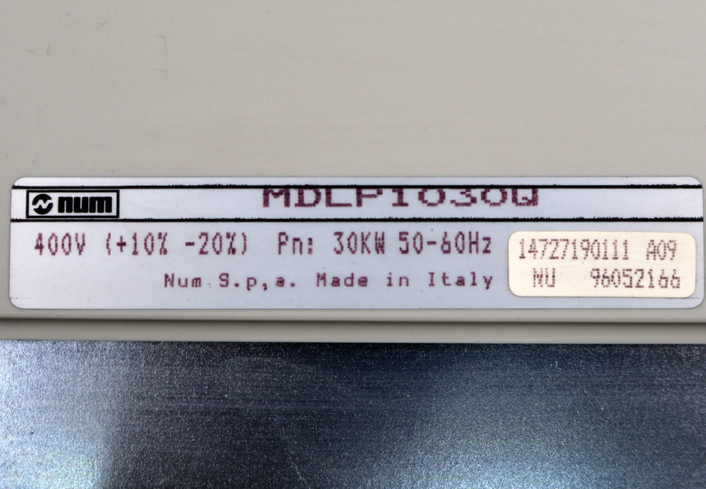 Bild des Artikels NUM-MDLP1034Q-400V-Pn=-30kW-50-60Hz-gebraucht