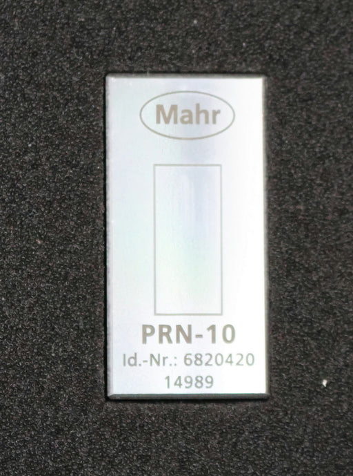 Bild des Artikels MAHR-Raunormal-PRN-10-Best.Nr.-6820420-Ra:-2,39µm-Rz=-9,16µm-Rmax=-9,29µm