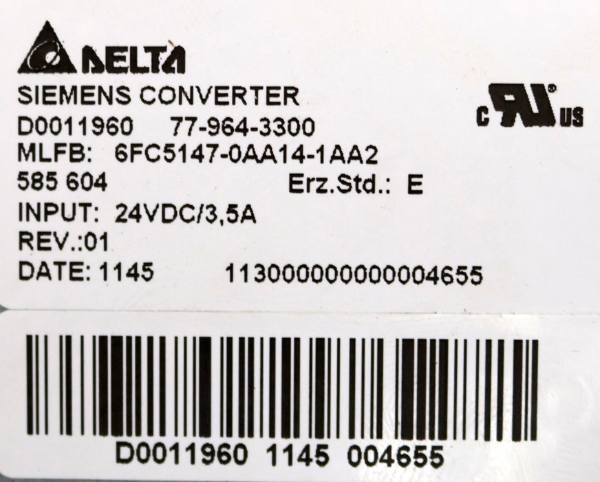 Bild des Artikels SIEMENS-SINUMERIK-840C-Stromversorgung-6FC5147-0AA14-1AA2-Frako-Ausführung