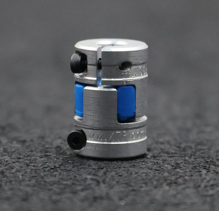 Bild des Artikels KTR-ROTEX-Alu-Wellenkupplung-komplett-Größe-7-Ø-6-H7-und-Ø-6-H7-Zahnkranz-Blau