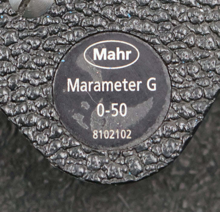 Bild des Artikels MAHR-Feinzeiger-Rachenlehre-MARAMETER-840-FG-Art.Nr.-4454000-Messbereich-0-50mm-