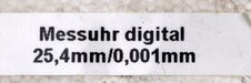 Bild des Artikels MAHR-MILLITAST-digitale-Messuhr-1085-No.-4336300-0,001/25mm-Messspanne-0-25mm