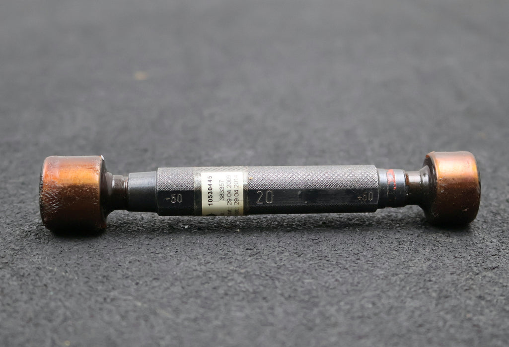 Bild des Artikels CORRODI-Grenzlehrdorn-Gut/Ausschuss-Prüfdorn-Ø-20-Toleranzbereich--50-/-+50µm