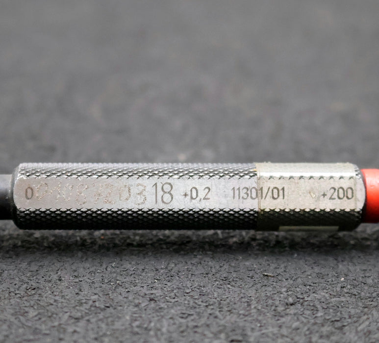 Bild des Artikels Grenzlehrdorn-Gut/Ausschuss-Prüfdorn-Ø-18-+-0,2-Toleranzbereich-0-/-+200µm