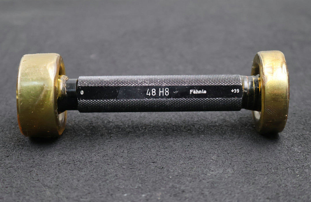 Bild des Artikels FÄHNLE-Grenzlehrdorn-Gut/Ausschuss-Prüfdorn-Ø-48-H8-Toleranzbereich-0-/-+32µm