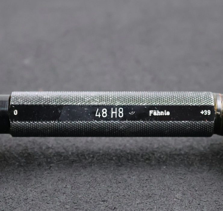 Bild des Artikels FÄHNLE-Grenzlehrdorn-Gut/Ausschuss-Prüfdorn-Ø-48-H8-Toleranzbereich-0-/-+32µm