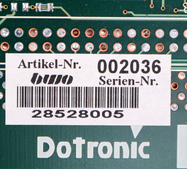 Bild des Artikels BWO-DOTRONIC-Platine-CNC900-Art.Nr.-002036-Seriennr.-28528005-Platine-33L5020CA